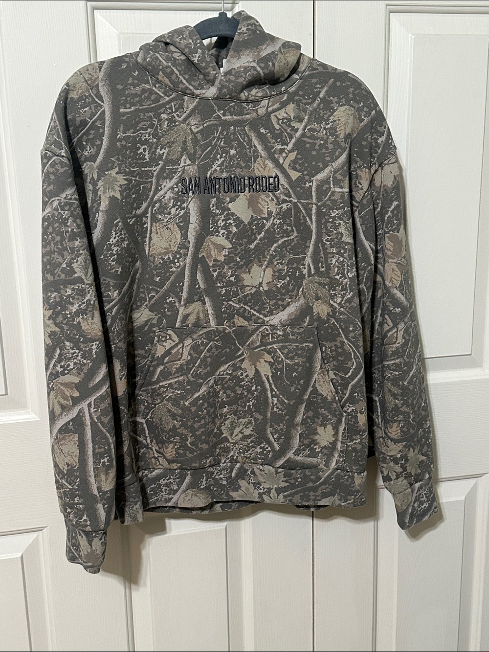 San Antonio Rodeo Hoodie - Gray/Tan Camo
